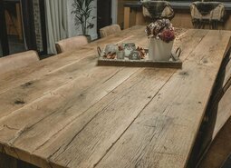 tafel oude eiken barnwood planken